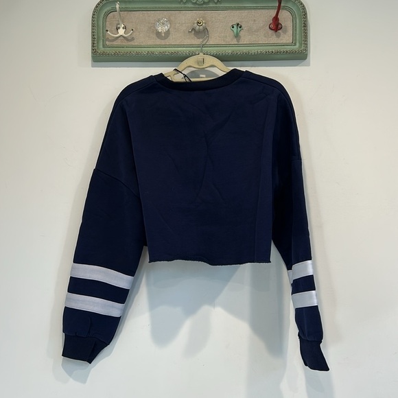 Looney Tunes Dolls Kill Gangs all here graphic Navy Sweatshirt & mini skirt Set - Picture 9 of 9